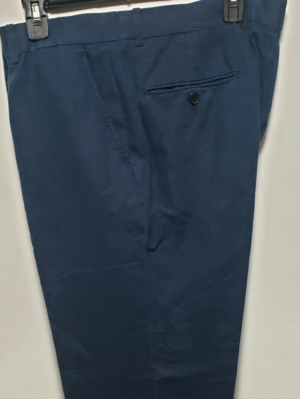 MENS INC POLY LINEN BLUE PANTS 38X30